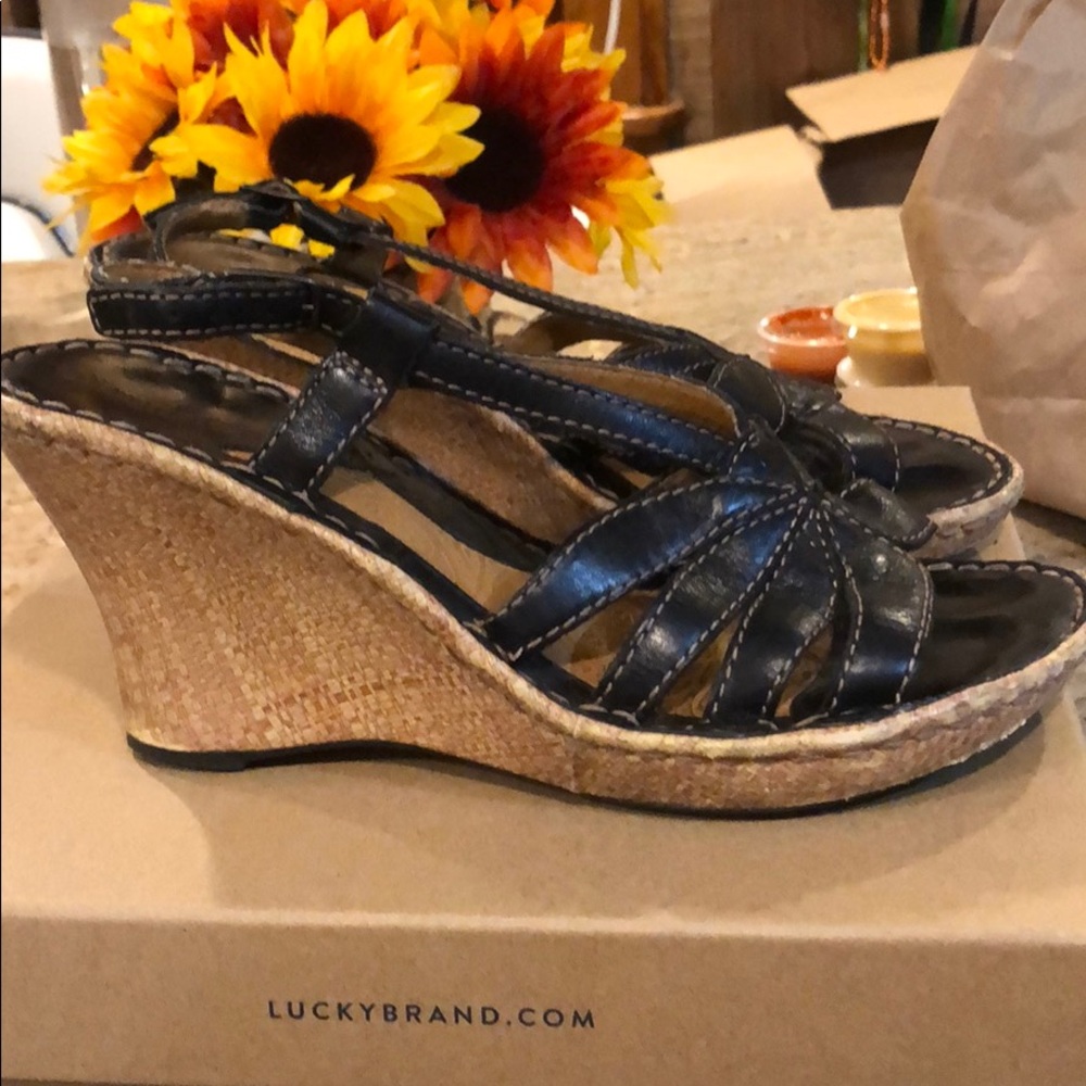 Bjorn Leather Wedges